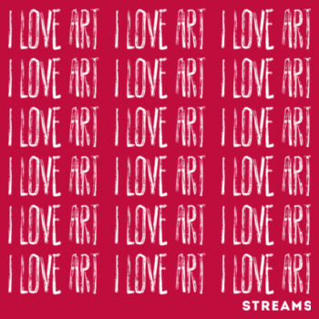 "I Love Art" Adult unisex T-shirt Design